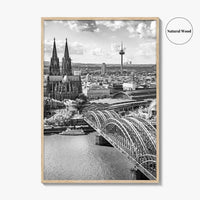Cologne Black and White Fine Art Photo Print, Köln Germany, North Rhine-Westphalia Poster