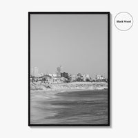 Dakar Black and White Fine Art Photo Print, Senegal Shoreline Wall Decor Poster