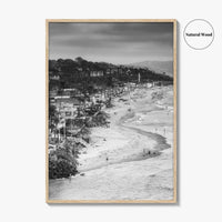 Del Mar Black and White Fine Art Photo Print, San Diego, California Poster