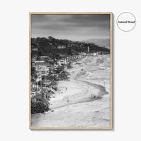 Del Mar Black and White Fine Art Photo Print, San Diego, California Poster