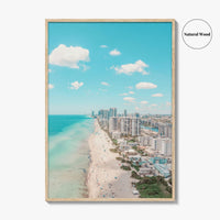 Hollywood Beach Fine Art Photo Print, Hallandale Beach, Florida USA Wall Decor Poster