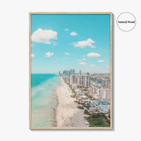 Hollywood Beach Fine Art Photo Print, Hallandale Beach, Florida USA Wall Decor Poster