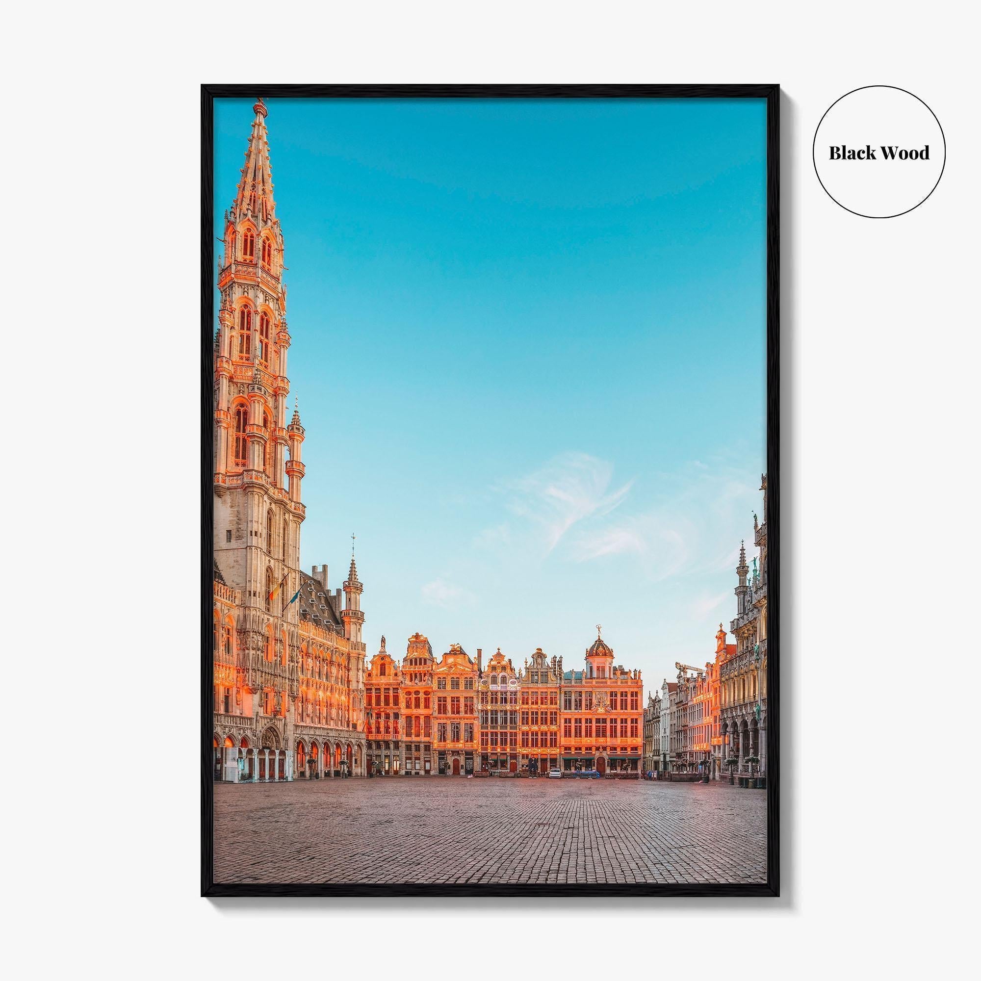 Brussels Fine Art Photo Print, Belgium Poster, Grand Place Bruxelles Brussel