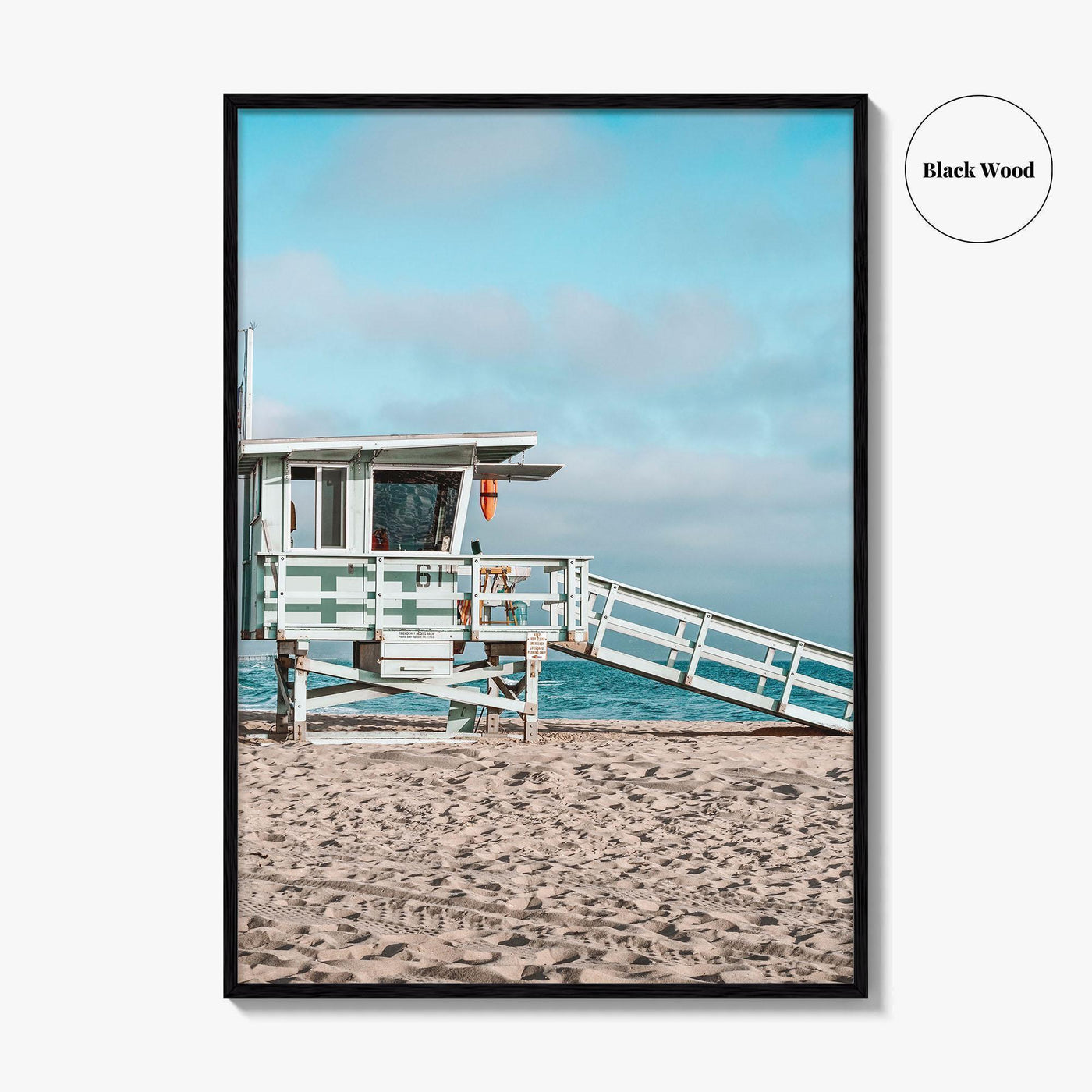 El Segundo Fine Art Photo Print, Lifeguard Tower, Los Angeles, California, USA Beach Poster