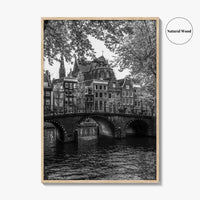 Amsterdam Black and White Fine Art Photo Print, Netherlands Poster, Holland Wall Decor
