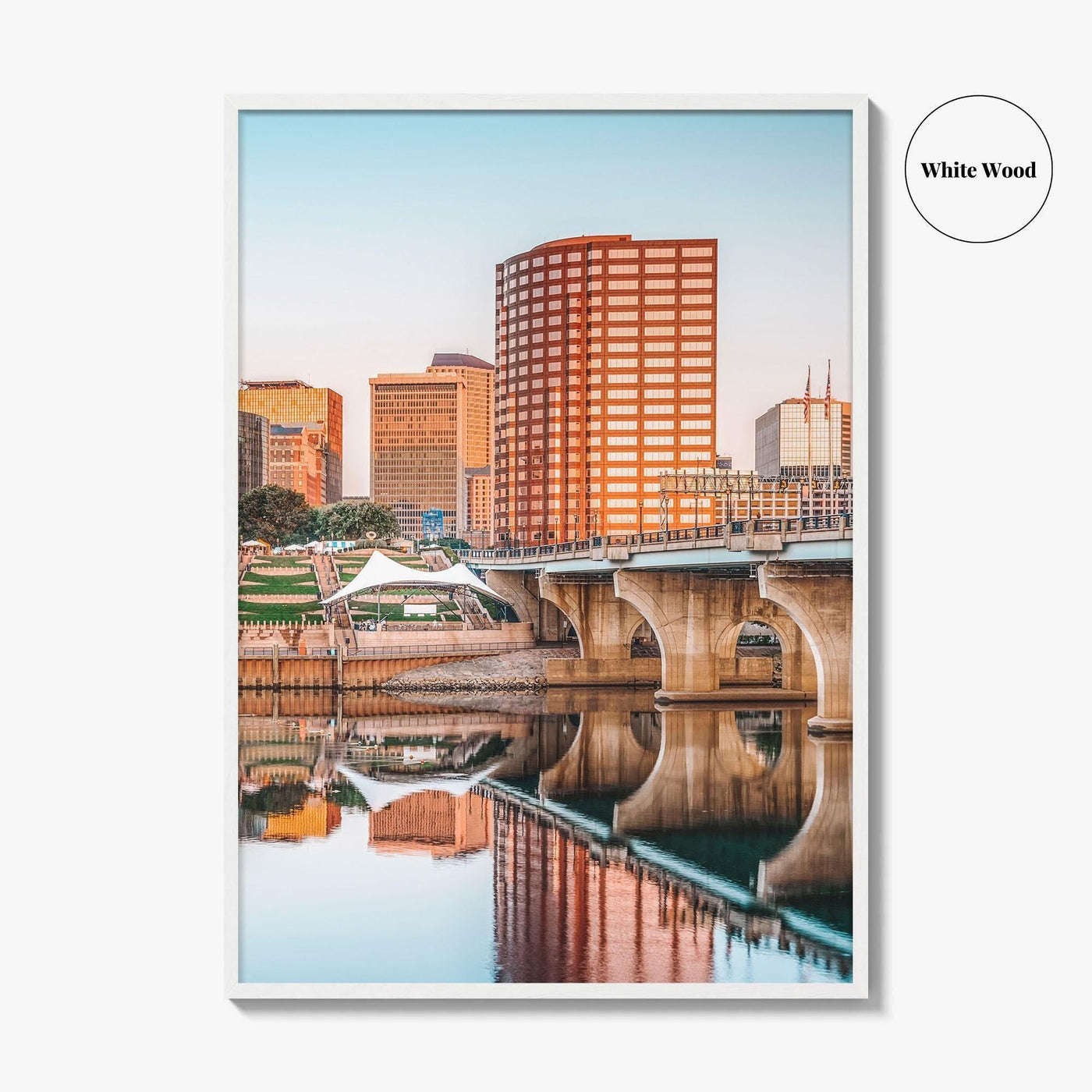 Hartford Skyline Fine Art Photo Print, City Poster, Connecticut CT USA