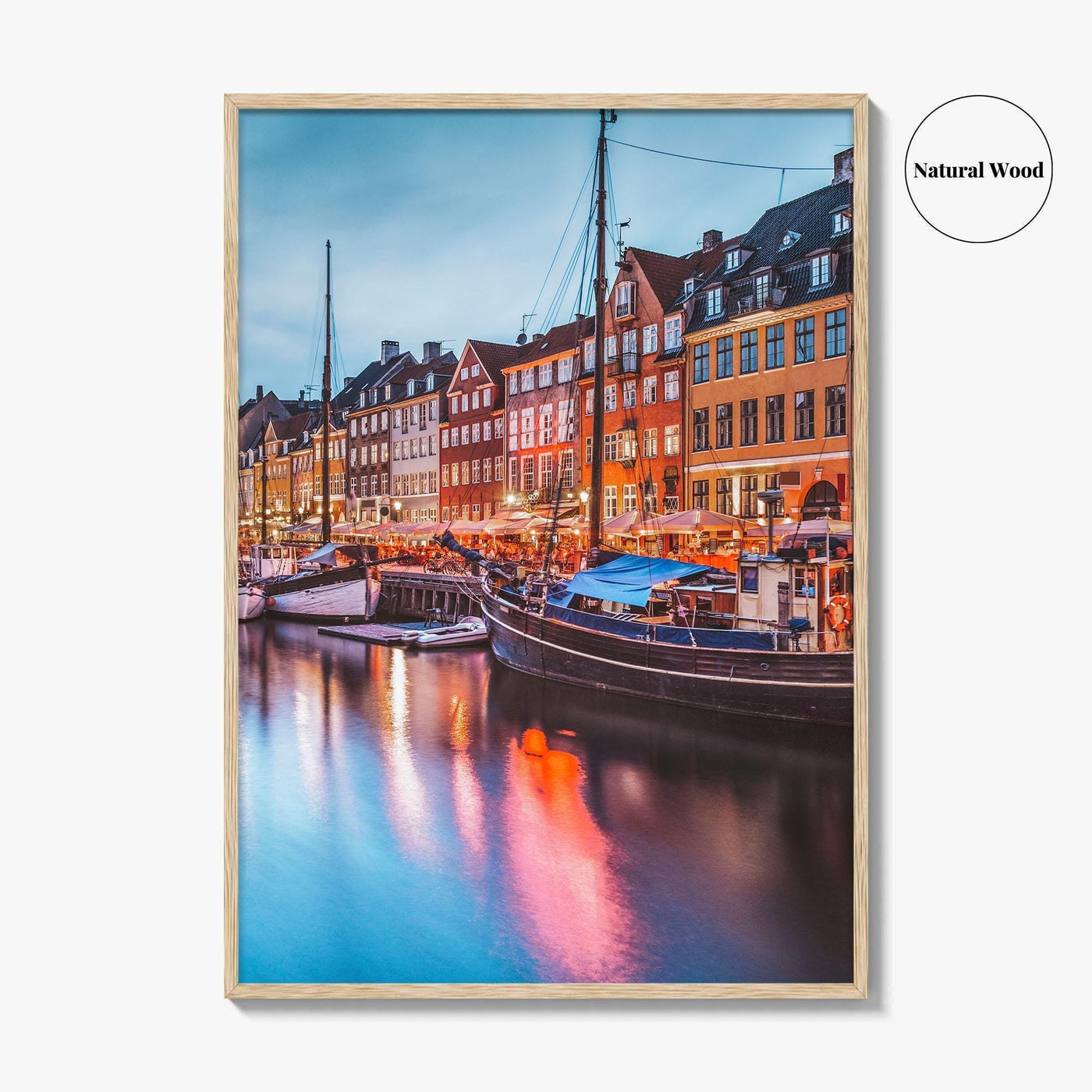 Copenhagen Fine Art Photo Print, Nyhavn Canal, Denmark, København, Photo Poster