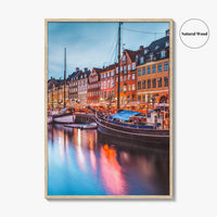 Copenhagen Fine Art Photo Print, Nyhavn Canal, Denmark, København, Photo Poster