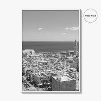 Bari Black and White Fine Art Photo Print, Basilica San Nicola Puglia Italy Poster