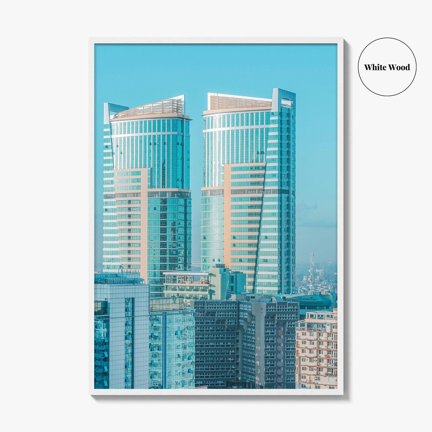 Dar es Salaam Skyline Fine Art Photo Print, Tanzania Wall Poster