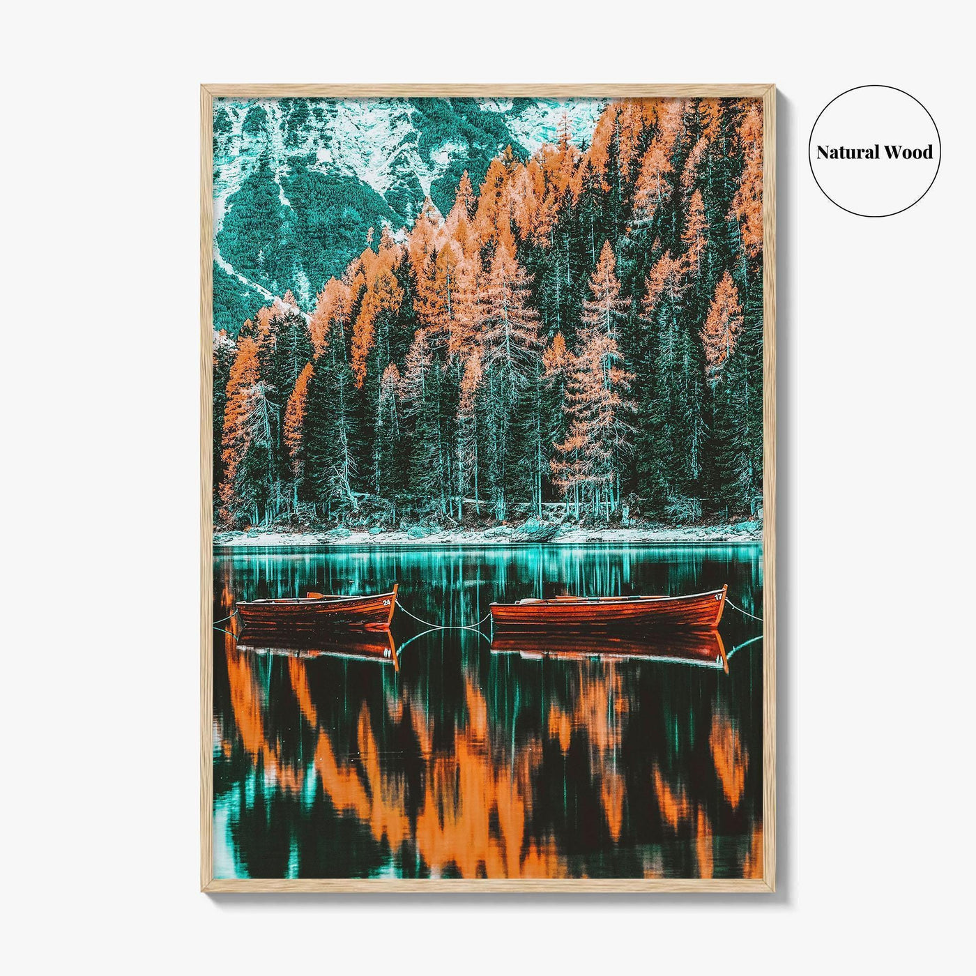 Lago di Braies Fine Art Photo Print, Dolomites, South Tyrol Italy, Italian Alps, Sudtirol