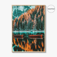 Lago di Braies Fine Art Photo Print, Dolomites, South Tyrol Italy, Italian Alps, Sudtirol
