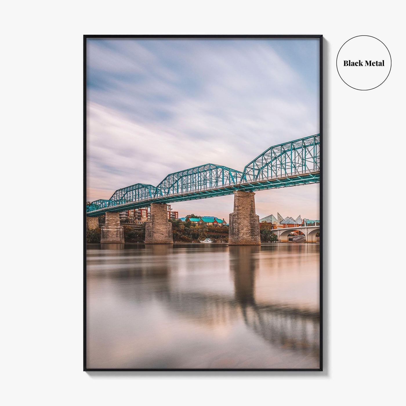Chattanooga Fine Art Photo Print, Tennessee River Bridge, USA Wall Decor Poster