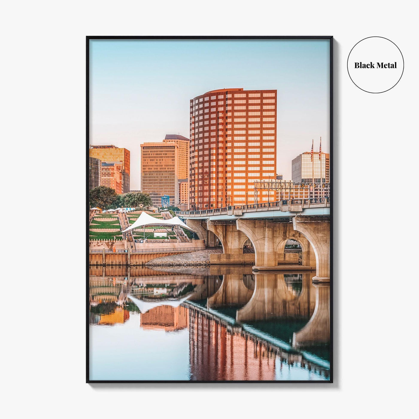 Hartford Skyline Fine Art Photo Print, City Poster, Connecticut CT USA