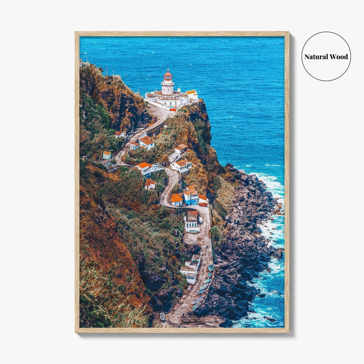 Azores Fine Art Photo Print, Sao Miguel Island, Nordeste, Ponta do Arnel Lighthouse, Portugal