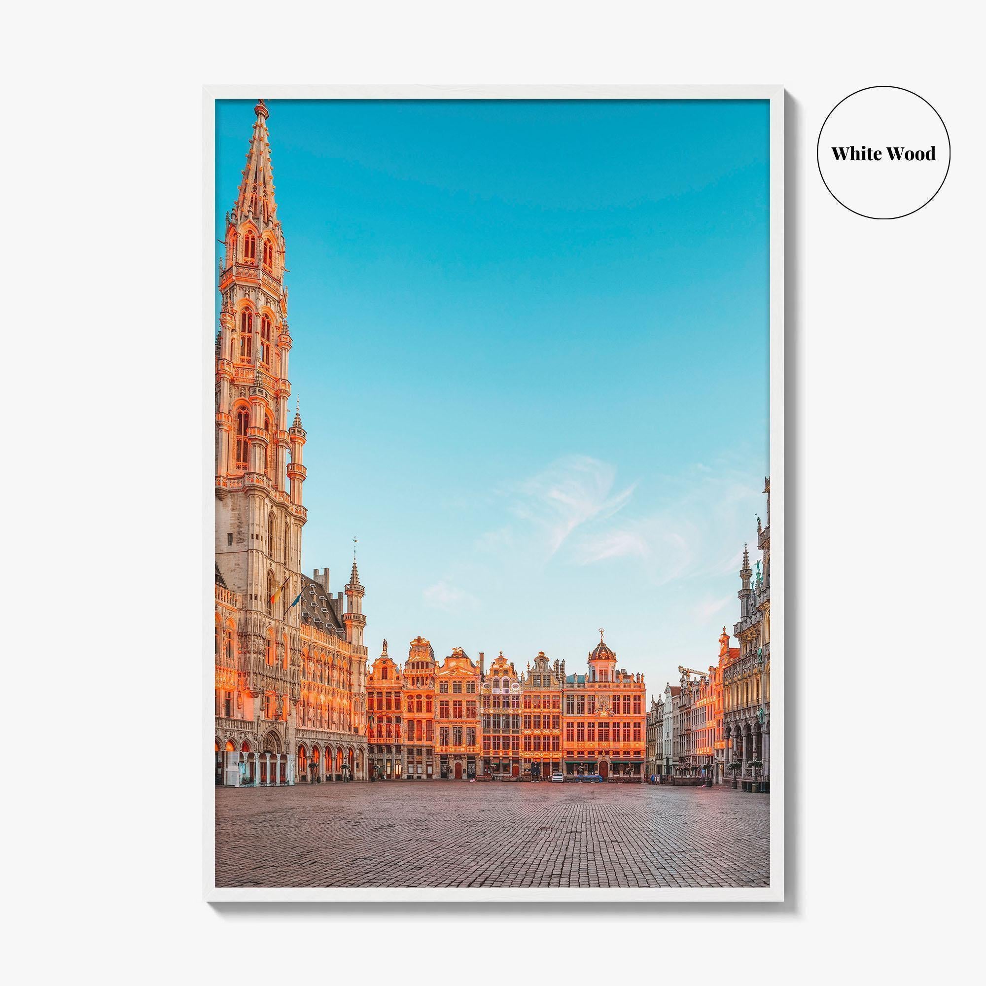 Brussels Fine Art Photo Print, Belgium Poster, Grand Place Bruxelles Brussel