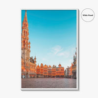 Brussels Fine Art Photo Print, Belgium Poster, Grand Place Bruxelles Brussel