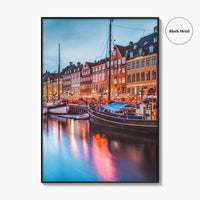 Copenhagen Fine Art Photo Print, Nyhavn Canal, Denmark, København, Photo Poster