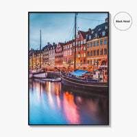 Copenhagen Fine Art Photo Print, Nyhavn Canal, Denmark, København, Photo Poster