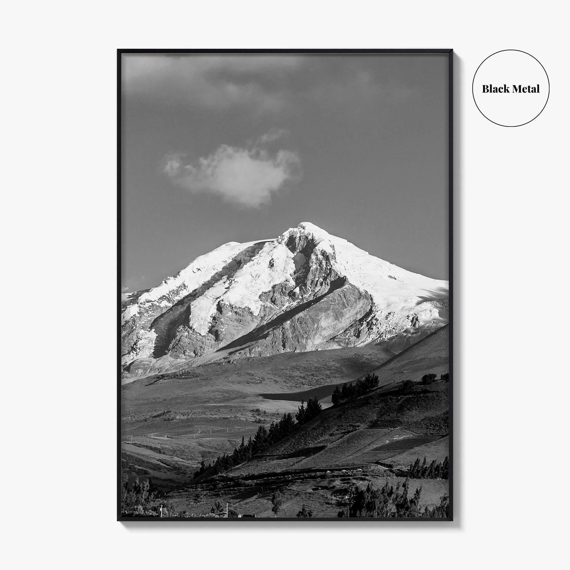 Ecuador Black and White Fine Art Photo Print, South America Wall Art Poster