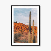Tatacoa Desert Fine Art Photo Print, Villavieja Huila Colombia Poster
