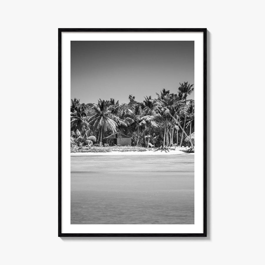 Punta Cana Black and White Fine Art Photo Print, Dominican Republic Poster