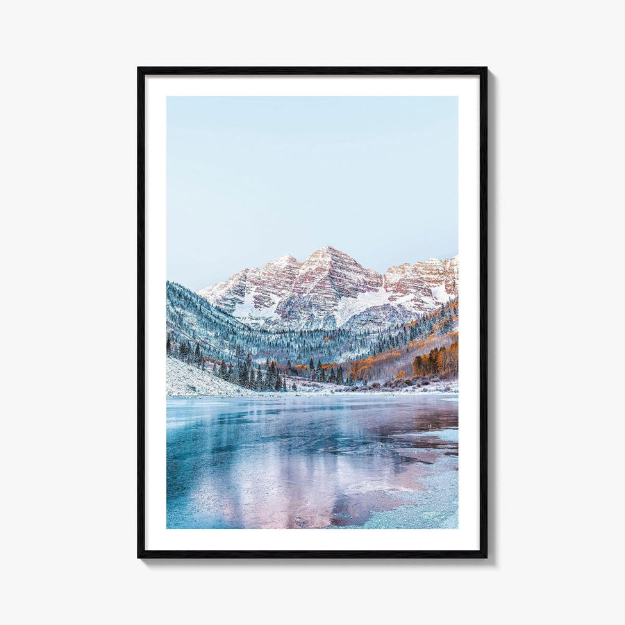 Aspen Fine Art Photo Print, Maroon Bells, Colorado Rocky Mountains, Photo Poster, USA