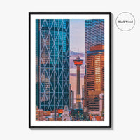 Calgary Skyline Fine Art Photo Print, Alberta, Canada, Wall Decor, Poster, Downtown, YYC