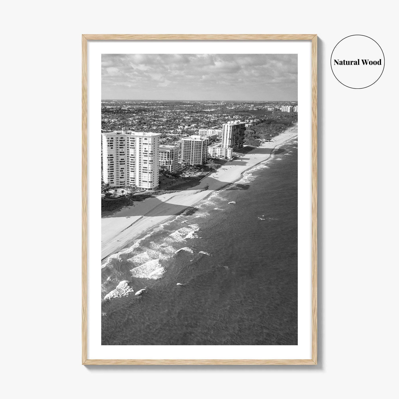 Boca Raton Black and White Fine Art Photo Print, South Florida Print