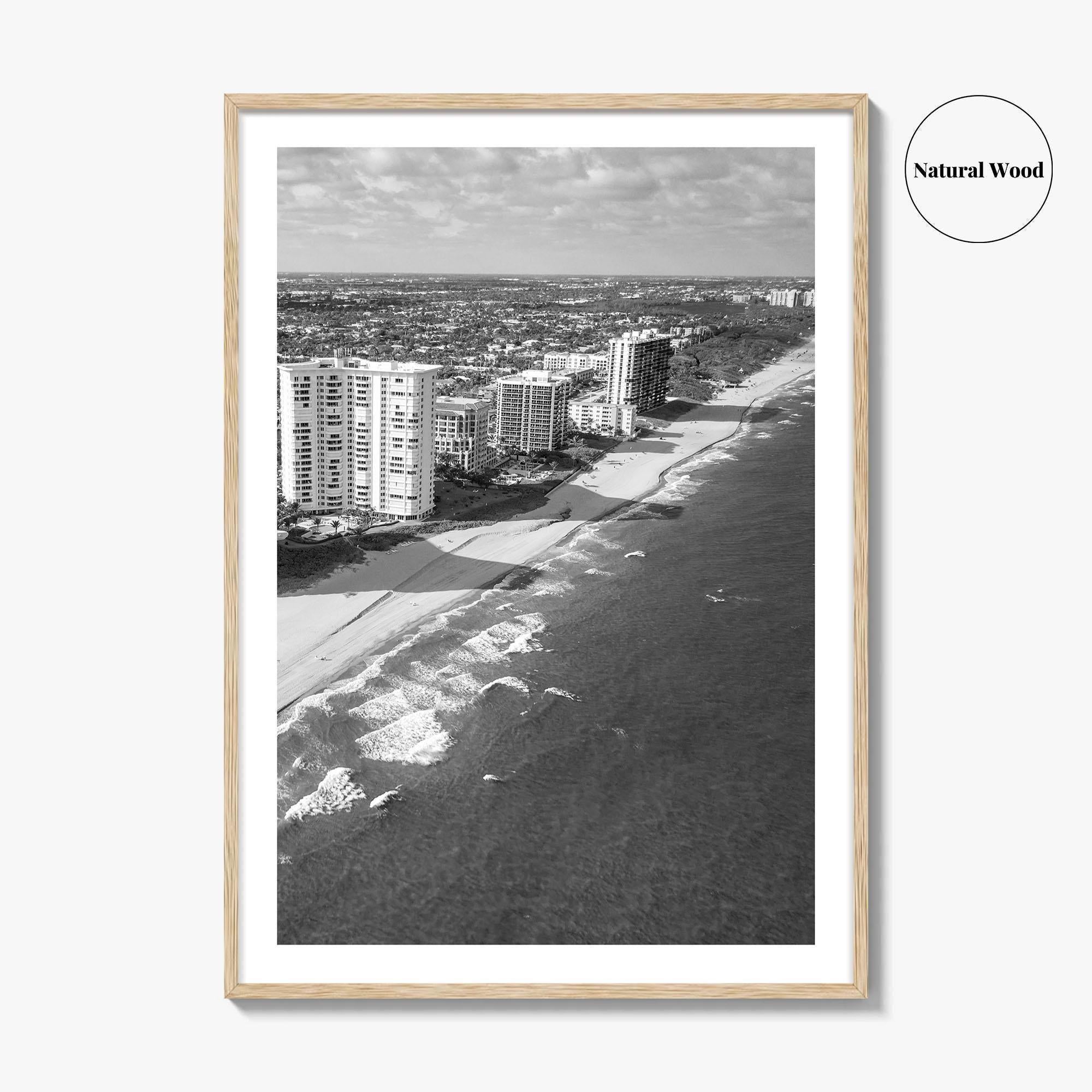 Boca Raton Black and White Fine Art Photo Print, South Florida Print