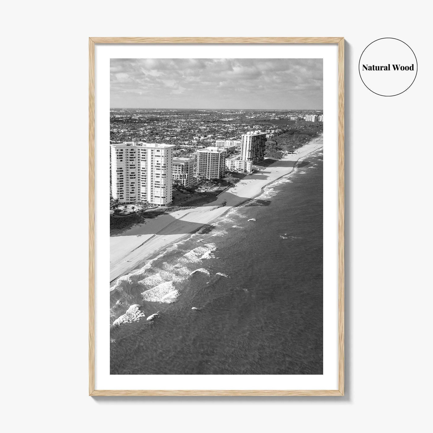 Boca Raton Black and White Fine Art Photo Print, South Florida Print