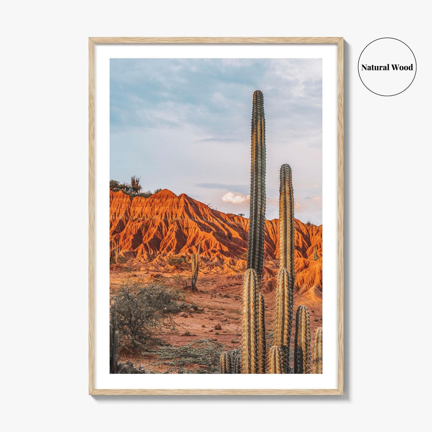 Tatacoa Desert Fine Art Photo Print, Villavieja Huila Colombia Poster