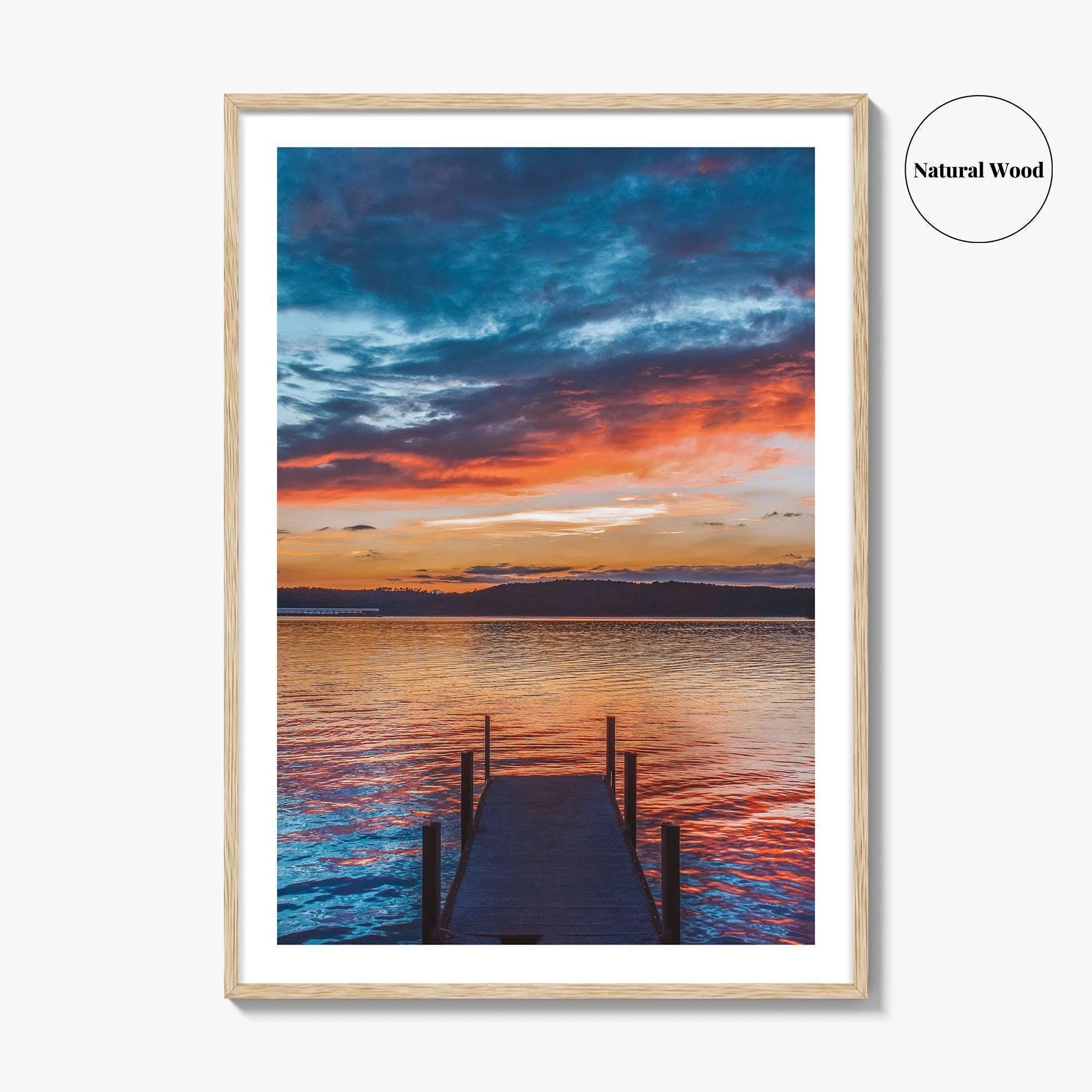 Clemson Fine Art Photo Print, South Carolina Wall Decor Poster, Docks, USA