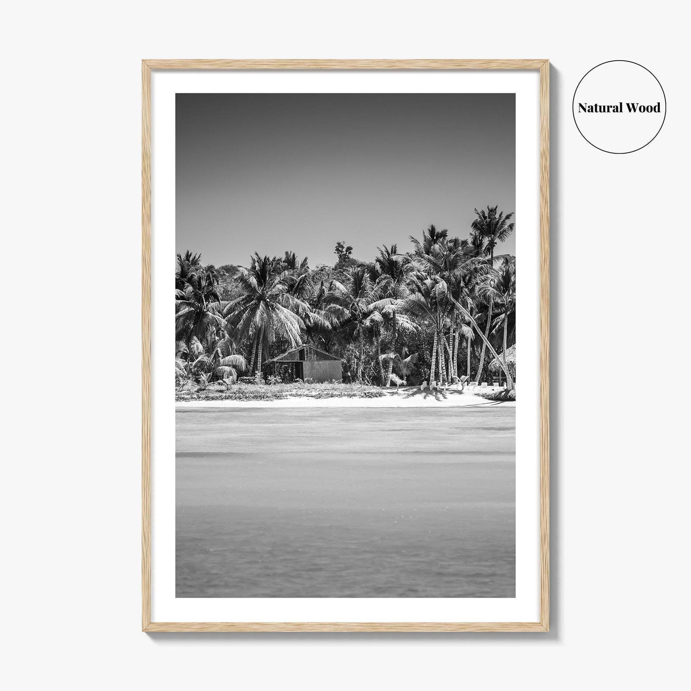 Punta Cana Black and White Fine Art Photo Print, Dominican Republic Poster