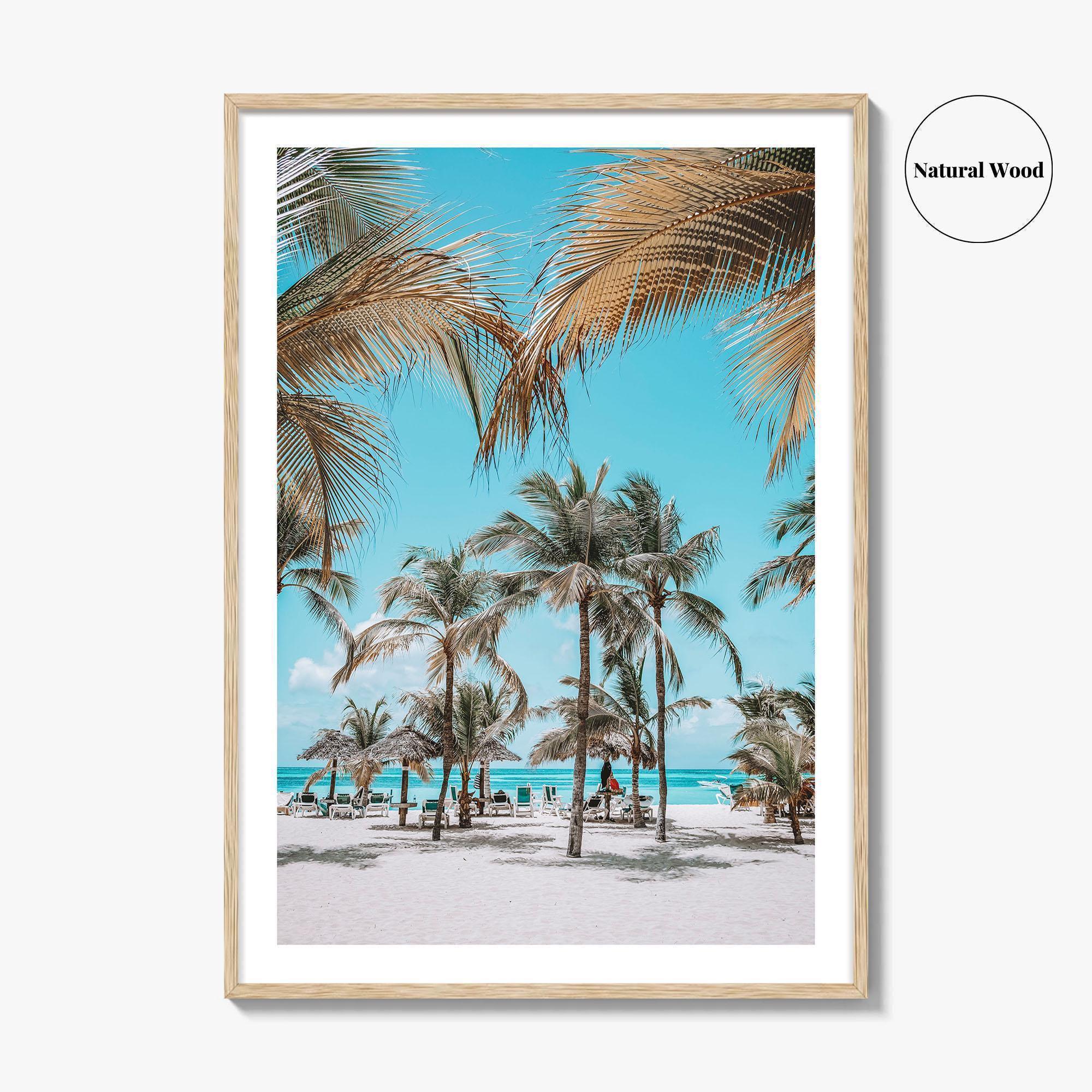 Palm Beach Aruba Fine Art Photo Print, Caribbean, Antilles, Wall Decor Poster
