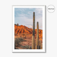 Tatacoa Desert Fine Art Photo Print, Villavieja Huila Colombia Poster