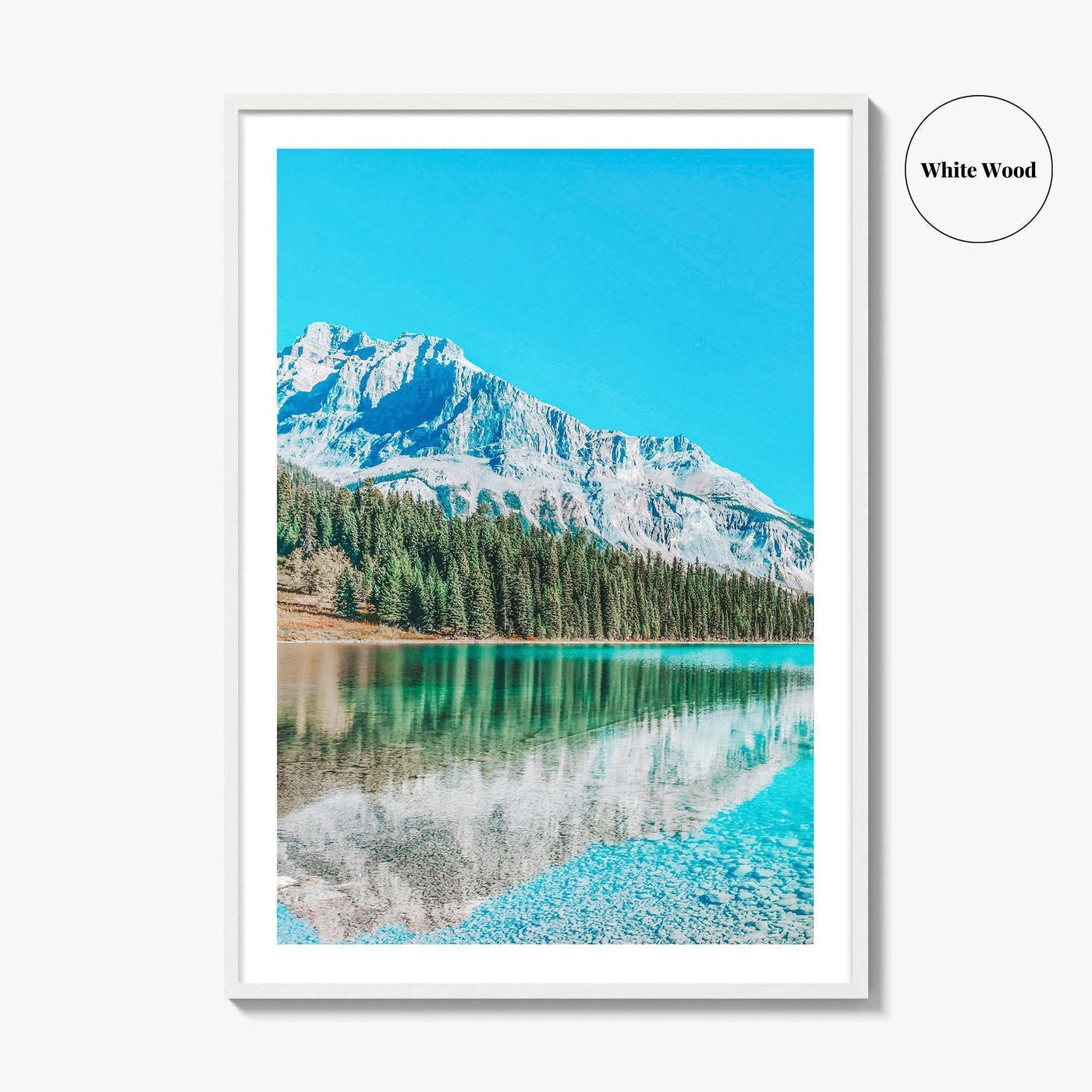 Emerald Lake Fine Art Photo Print, Yoho National Park, British Columbia, Canada Poster