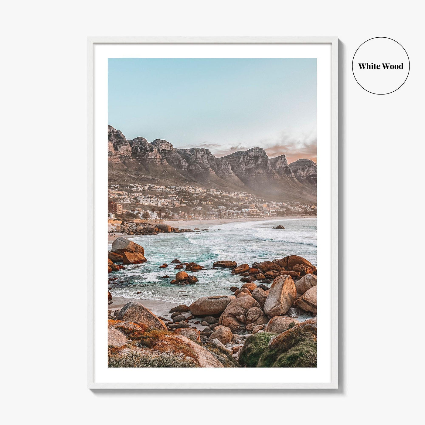 Camps Bay Fine Art Photo Print, Cape Town, South Africa Wall Decor Poster