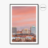 Colorado Springs Skyline Fine Art Photo Print, CO, USA, Wall Decor Poster