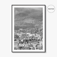Boone Black and White Fine Art Photo Print, Howards Knob North Carolina Poster