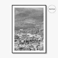 Boone Black and White Fine Art Photo Print, Howards Knob North Carolina Poster