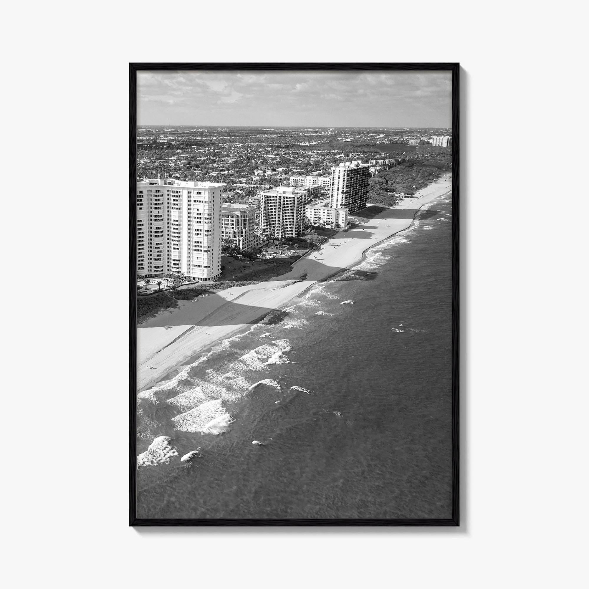 Boca Raton Black and White Fine Art Photo Print, South Florida Print