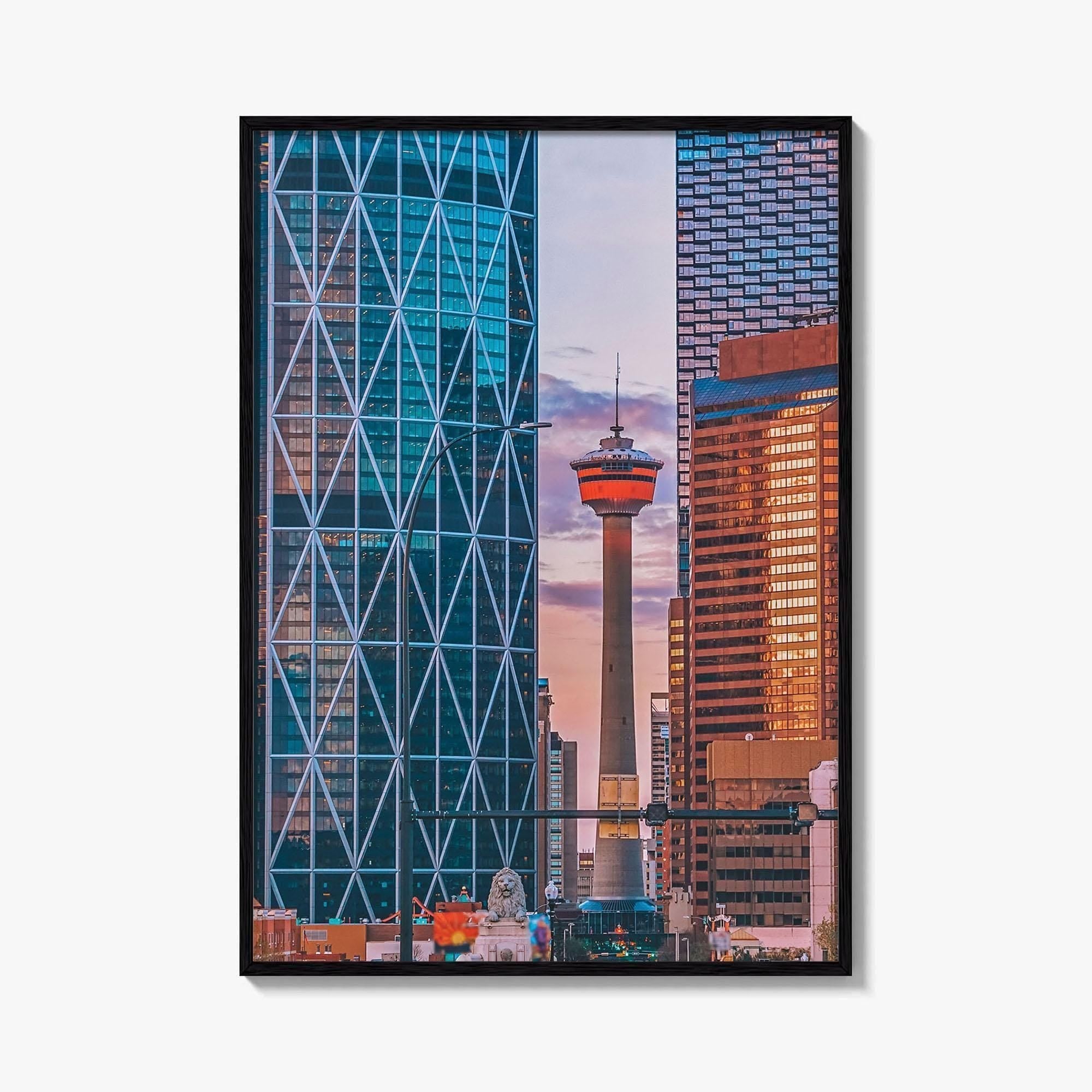 Calgary Skyline Fine Art Photo Print, Alberta, Canada, Wall Decor, Poster, Downtown, YYC