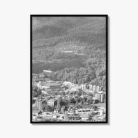 Boone Black and White Fine Art Photo Print, Howards Knob North Carolina Poster