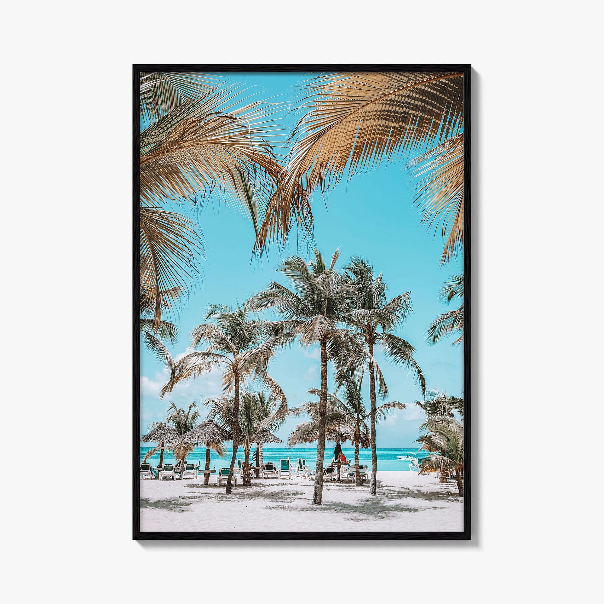 Palm Beach Aruba Fine Art Photo Print, Caribbean, Antilles, Wall Decor Poster