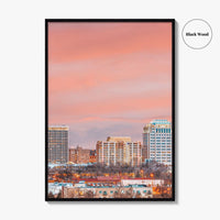 Colorado Springs Skyline Fine Art Photo Print, CO, USA, Wall Decor Poster