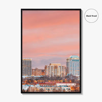 Colorado Springs Skyline Fine Art Photo Print, CO, USA, Wall Decor Poster