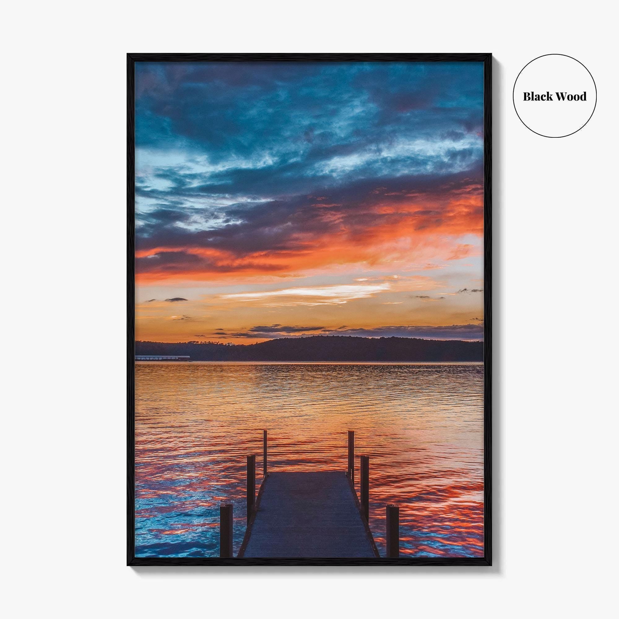 Clemson Fine Art Photo Print, South Carolina Wall Decor Poster, Docks, USA
