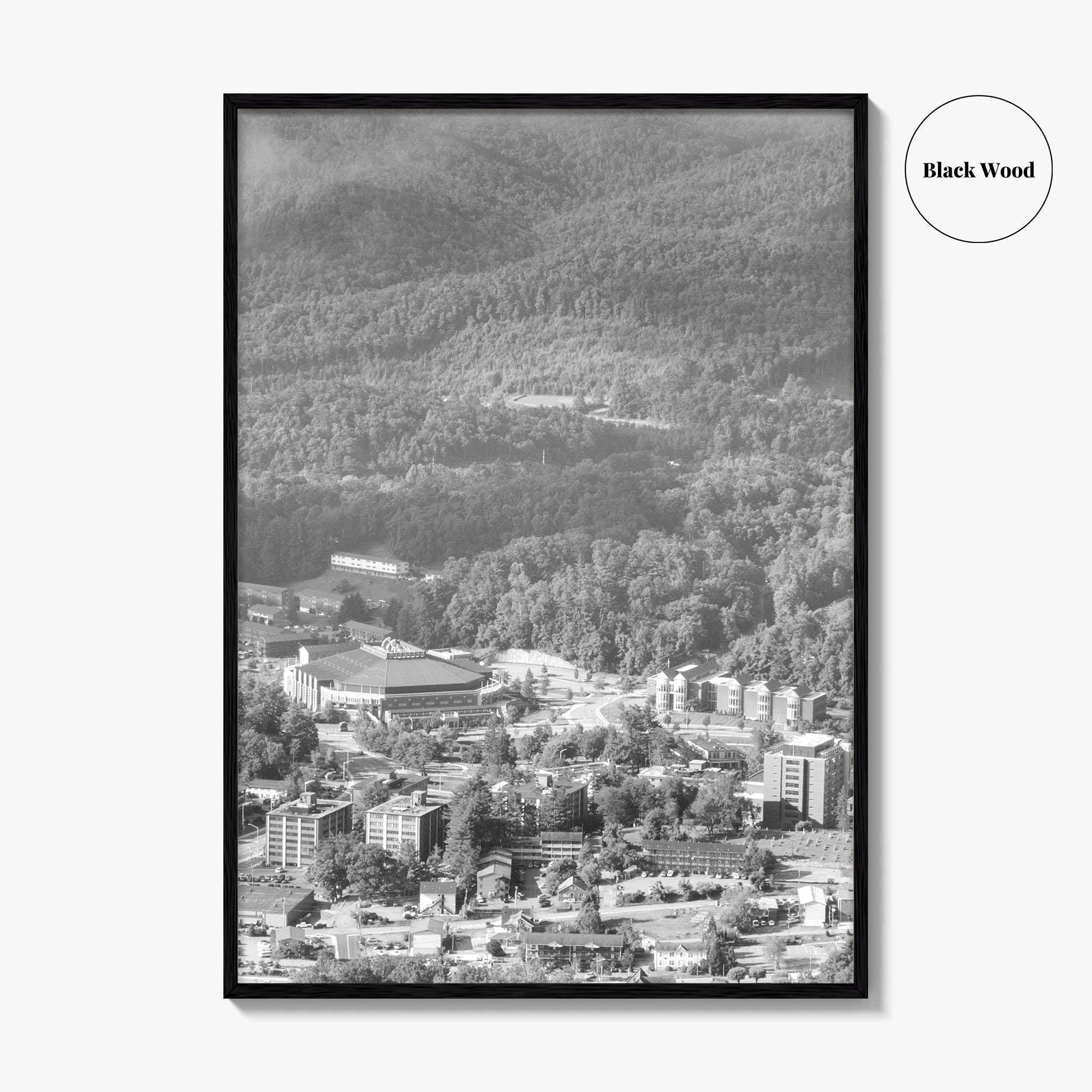 Boone Black and White Fine Art Photo Print, Howards Knob North Carolina Poster