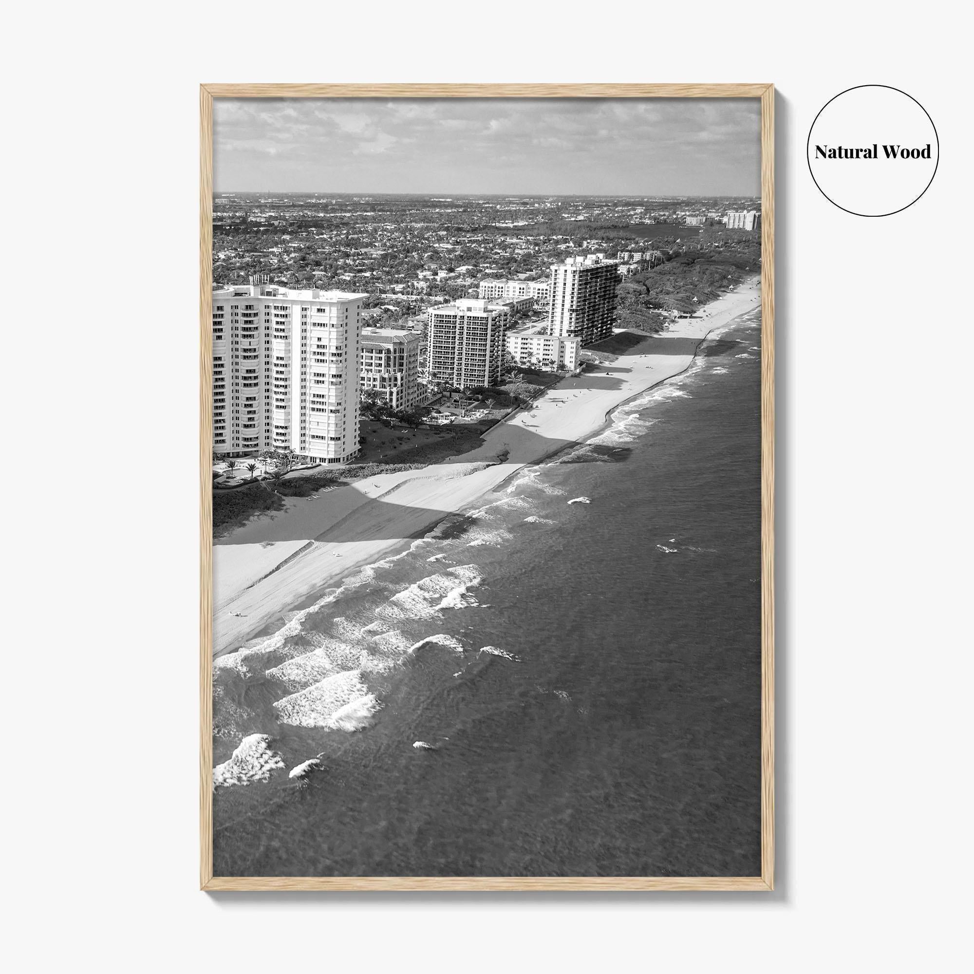 Boca Raton Black and White Fine Art Photo Print, South Florida Print